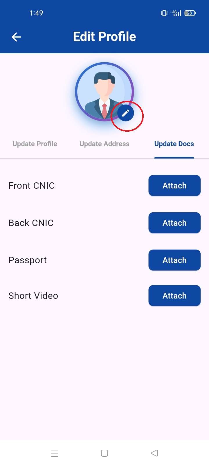 Update Profile Picture