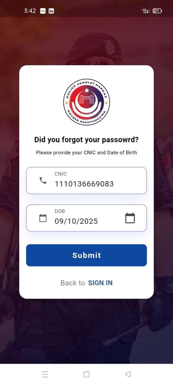 Forget Password