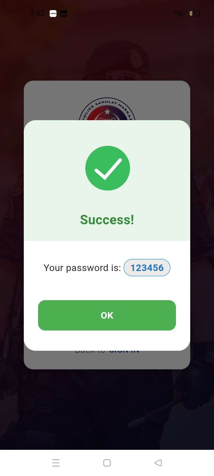 Password Retrieved